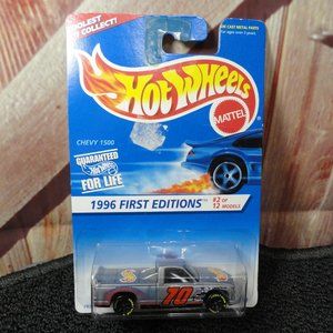 HotWheels 1996 edition Stock race truck NOS~in package~Chevy 1500
